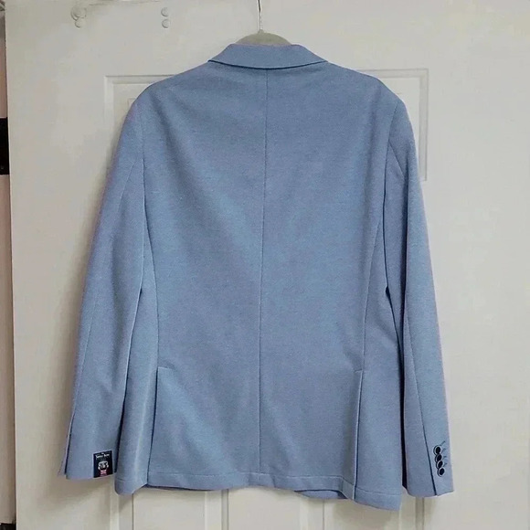 NWT The Savile Row Company men HOLKHAM Jacket BLUE blazer - Picture 7 of 13